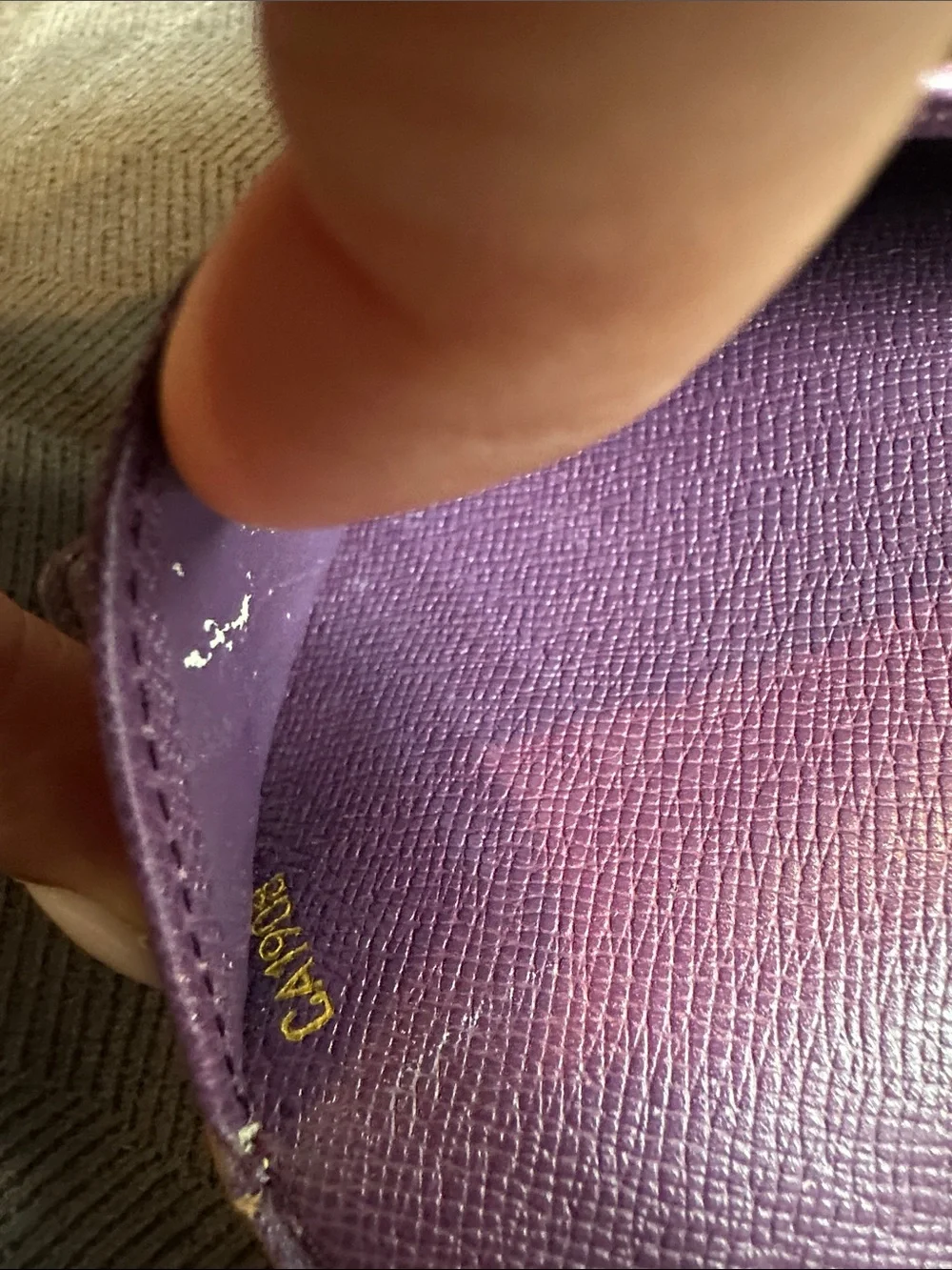 Louis Vuitton Epi Yellow PM Agenda